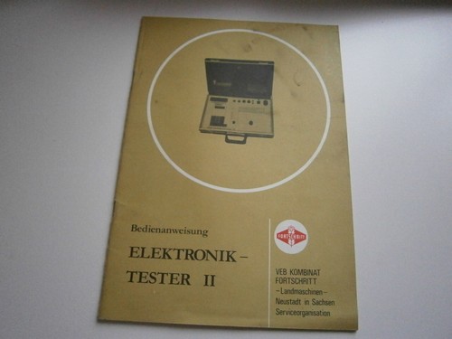 Fortschritt elektronik tester - fortschritt,