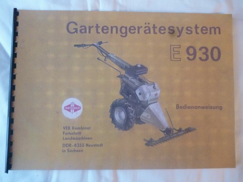 Ddr gartengerätesystem 930 - gartengerÄtesystem, e
