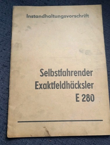 Ddr fortschritt häcksler - fortschritt, e280