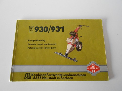 Fortschritt e930 e931 - e930,