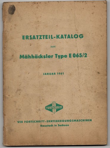 Ersatzteilliste zum