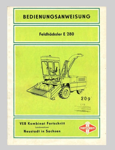 Veb fortschritt 280 - fortschritt, e